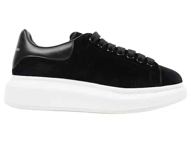 Alexander McQueen Oversized Sneaker Black White Suede EU Uk