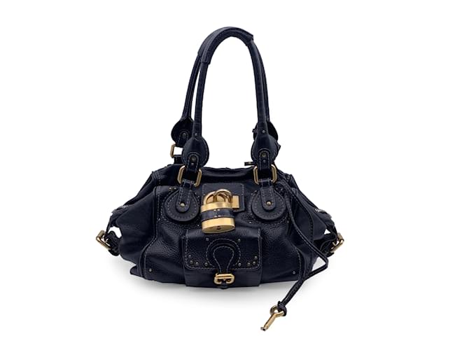 バッグ Chloe Paddington hand bag black Chloé Paddington Bag In Grained Leather | Chloé US