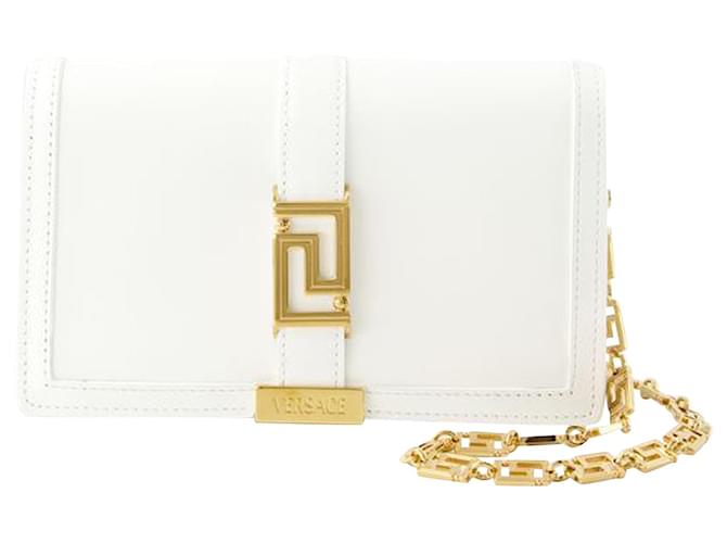 ショルダーバッグ・ポシェット VERSACE Wallet On Chain - Versace - Leather - Silver fc269eb0-d4e5-4818-8d46-