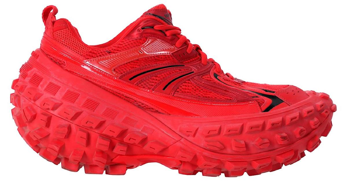 Balenciaga Bouncer Sneaker in Red Polyurethane Plastic ref.1112316 ...