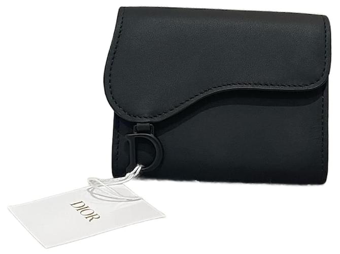 Saddle DIOR Wallets T. leather Black ref.JC1118183 (Sold) - Joli