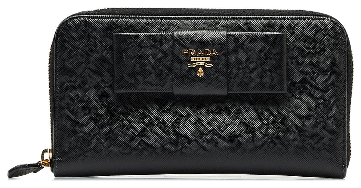 Prada bow outlet wallet