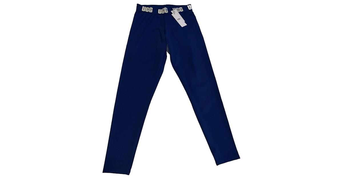 Ugg Pants, leggings White Blue Polyester Elastane ref.1119737