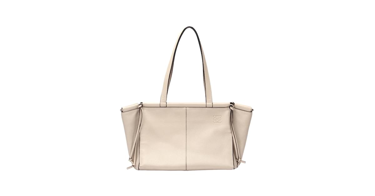 Loewe cushion shop tote light oat