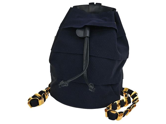 Salvatore Ferragamo Vara Navy blue Cloth ref.1125334 - Joli  display picture 1