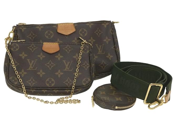 LOUIS VUITTON Monogram Multi Pochette Accessoires Pouch Khaki M44813 auth  58358A Cloth ref.1127638 - Joli Closet