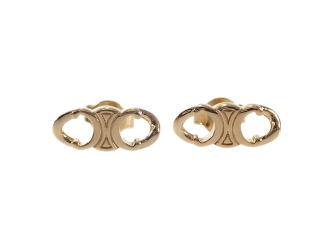 CELINE Triomphe Gourmette Studs Earrings ピアス 460BL6BRA CELINE Triomphe Gourmette Studs Earrings ピアス 460BL6BRA