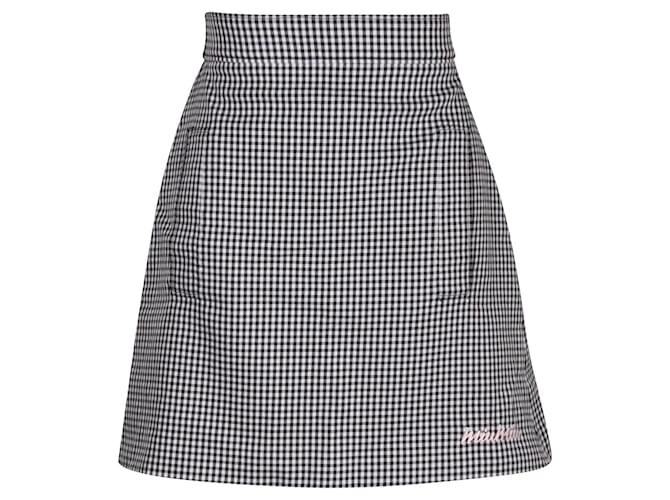 【関税無・国内発】 MIU MIU / Gingham Check Skirt / スカート 28101800_57649053_600.jpg