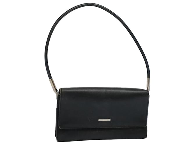 GUCCI Shoulder Bag Leather Black 001 3815 Auth yk9381 ref