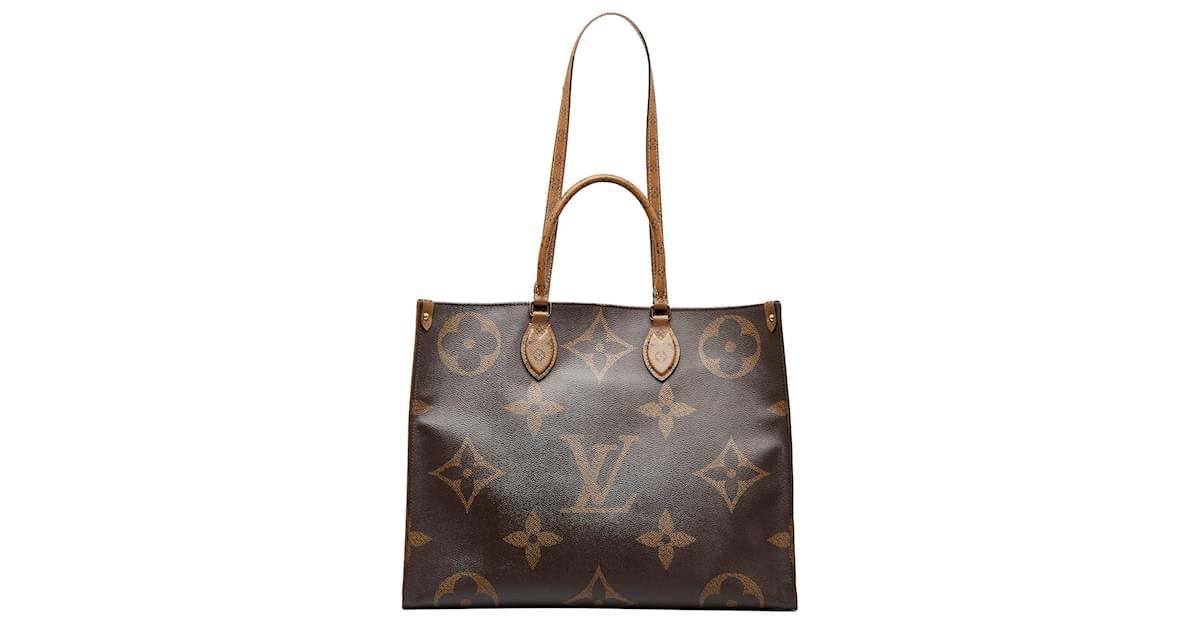 Onthego tote limited edition online reverse monogram giant gm