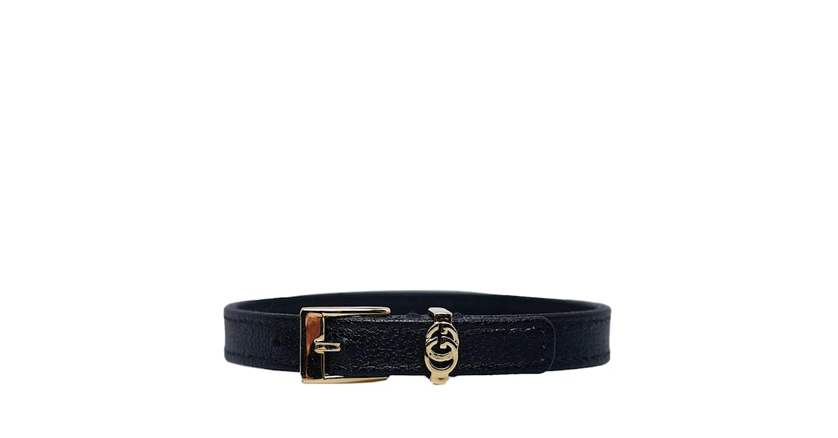 Gucci leather bracelet on sale womens