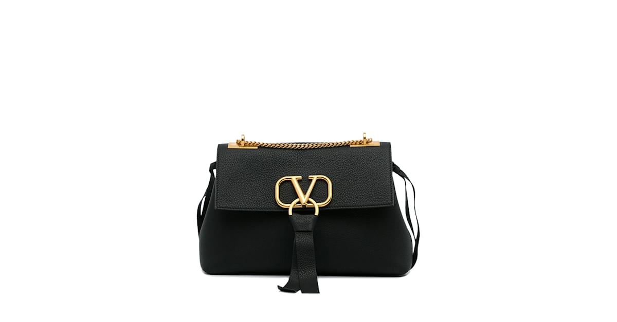 Valentino-V Ring Leather Bag-Meghan Markle - Dress Like A Duchess