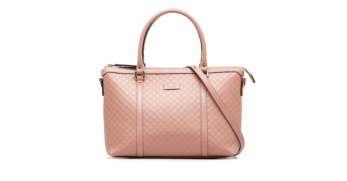 Pink Gucci Microguccissima Joy Satchel Leather ref.1135199