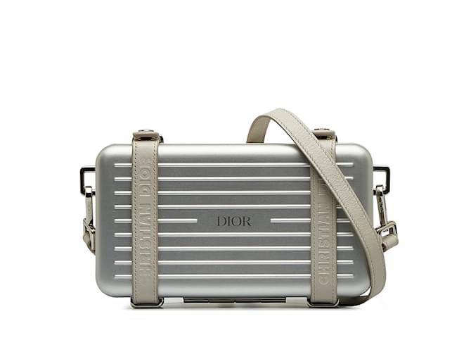 バッグ DIOR RIMOWA - personal cross body bag Personal - Aluminum Cross-Body Bag | Silver | RIMOWA
