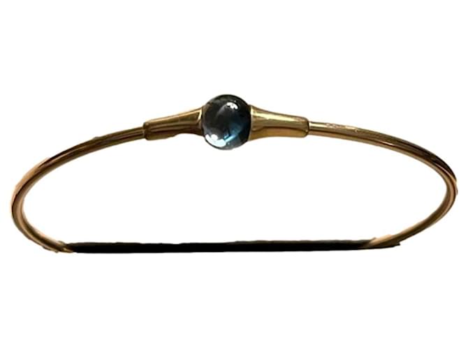 Pomellato Bracciale M'Ama Non M'Ama Blu Oro rosa