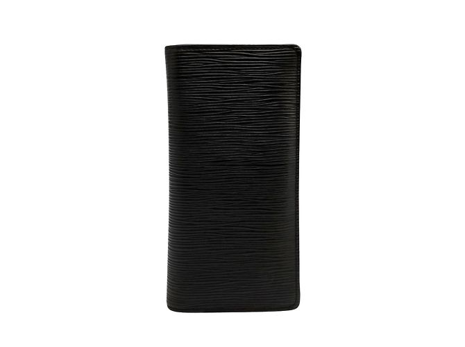 Louis Brazza Louis Vuitton Brazza Black Leather ref.1140171 - Joli Closet