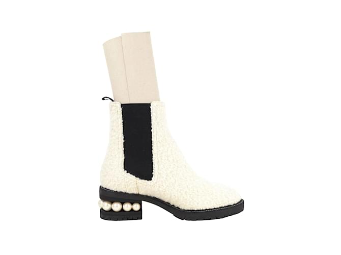 nicholas kirkwood white boots
