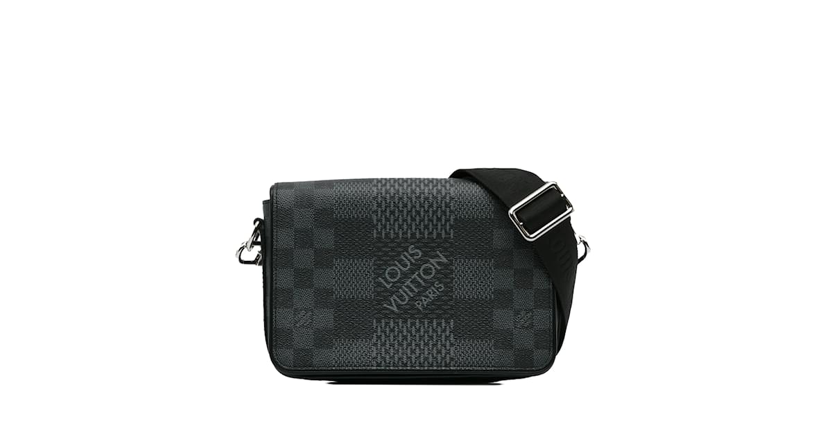 Black Louis Vuitton Damier Graphite Studio 3D Messenger Bag