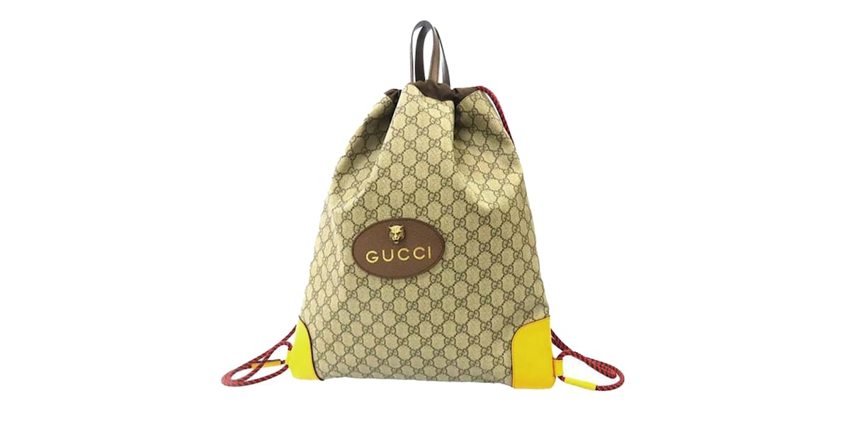 Gucci drawstring bag hot sale