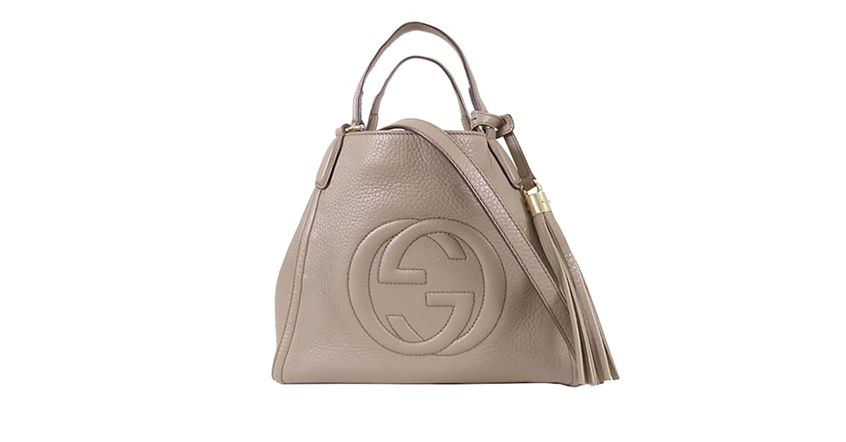 Gucci taupe sale handbag