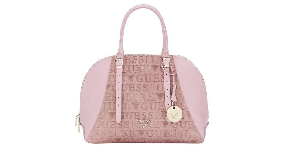 New GUESS Luxe pink leather bag ref.1153921 Joli Closet