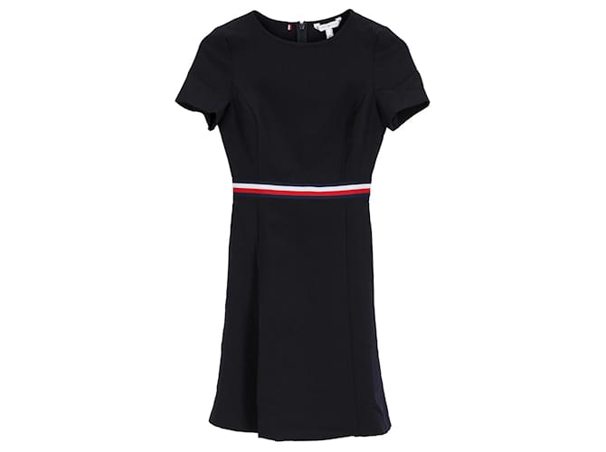 high neck black mini dress Petal & Pup Women's Elaine Halter Minidress - Black