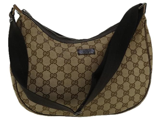 GUCCI GG Canvas Shoulder Bag Beige 122790 auth 60390 Cloth ref