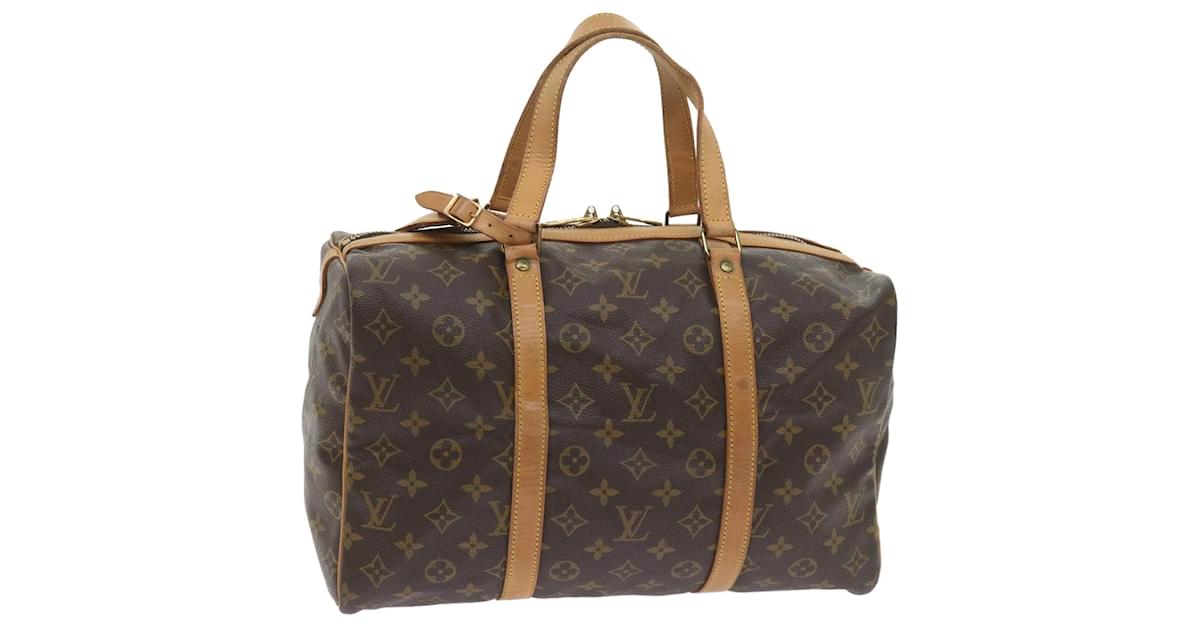 Louis Vuitton Monogram Sac Souple 35 Boston Bag M41626 LV Auth