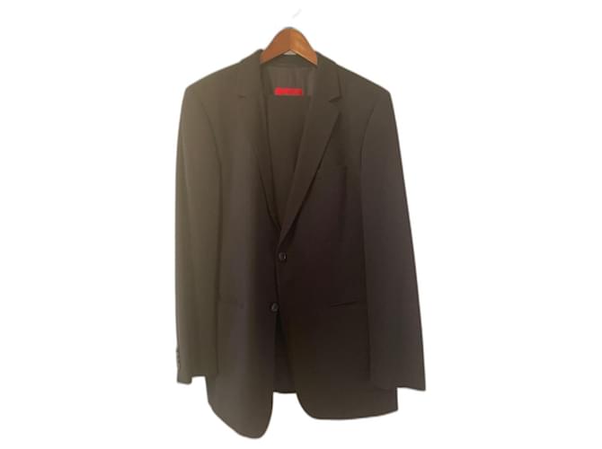 Hugo Boss Aamon Suit Navy Blue Wool Size 52 ref.1164056 - Joli Closet