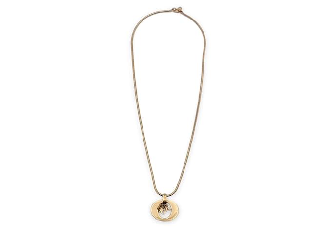Reclaimed Vintage - Collier à breloques oversize - Argenté et doré