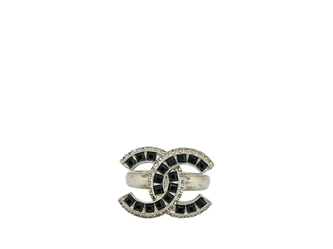 Silver Chanel CC Ring Silvery ref.1171157 - Joli Closet