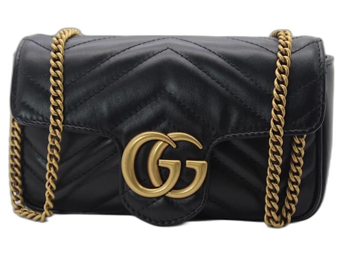 Gucci Gg Marmont Super Mini Bag 476433 Dtdct Gucci GG Marmont
