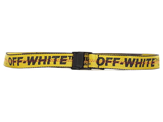 Off White Industrial Belt Yellow Canvas Cloth Joli