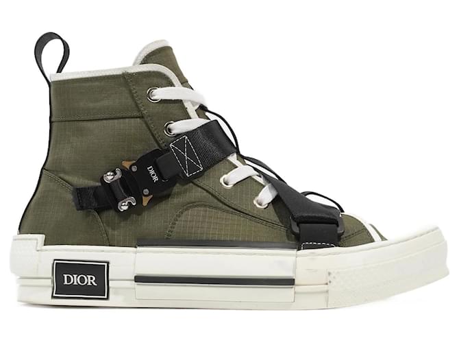 Christian Dior B23 Khaki Nylon EU 41 Uk Cloth Joli