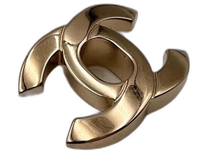 CHANEL original CC turnlock clasp Golden Metal ref.JC1179074 (Sold