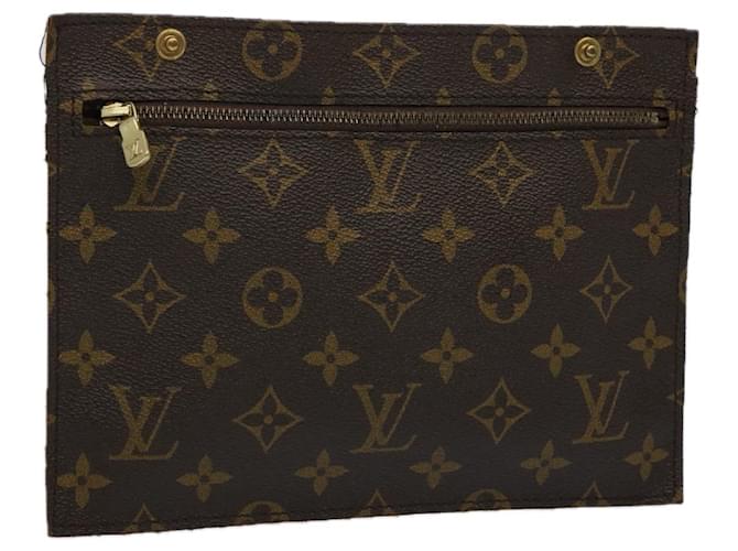 Louis Vuitton モノグラム ポーチレシタル LOUIS VUITTON Monogram Randonnee Pouch LV Auth bs10765 Cloth ref