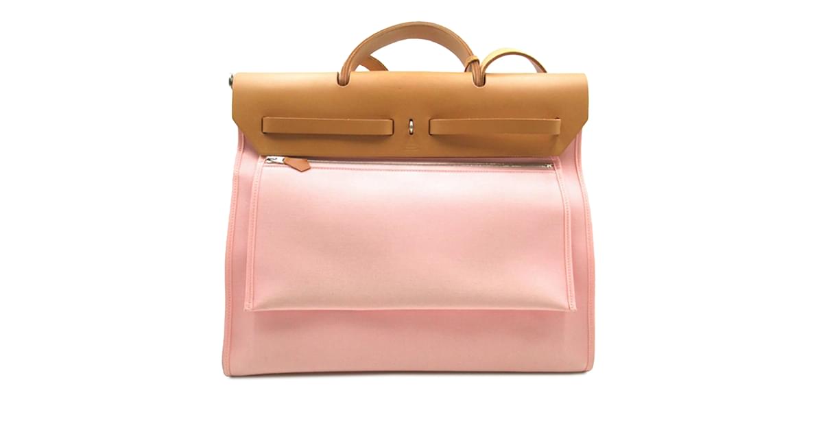 hermes herbag pink