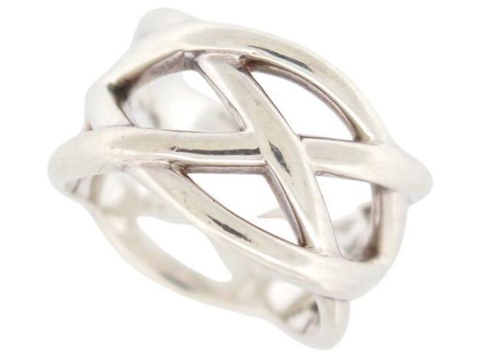 Bague En Argent Massif 925 Avec Pierre Noire - Taille 51/52, Occasion