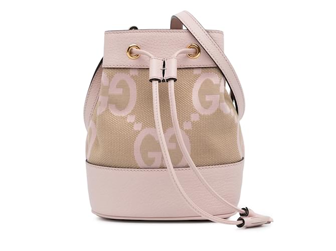 GUCCI ◆ Ophidia Jumbo GG Mini Bucket Bag Gucci Ophidia Mini Bucket Bag – alineconsignment
