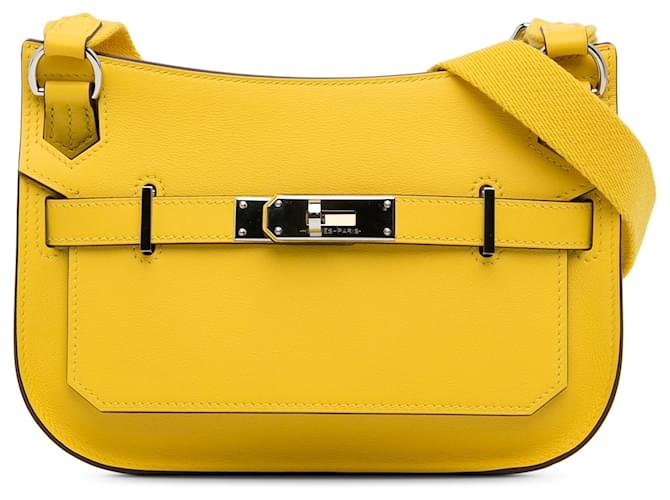 Hermès Yellow Swift Mini Jypsiere Leather Pony-style