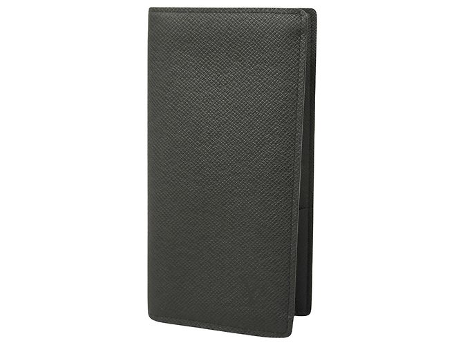 Louis Brazza Louis Vuitton Brazza Black Leather ref.1203057 - Joli Closet