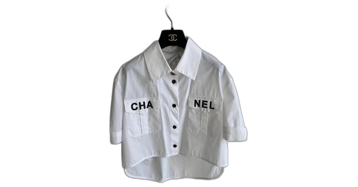 Camisa chanel blanca online