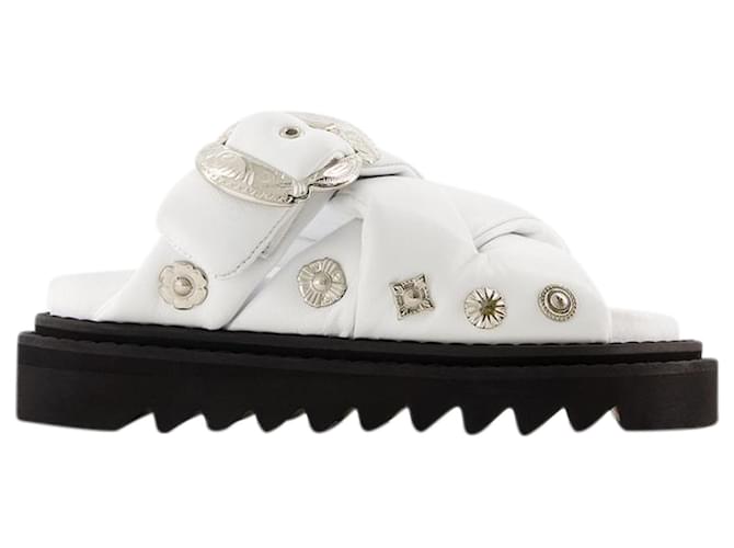 【関税込み】Aj1317 Sandals - Toga Pulla - Leather - White AJ1317 Sandals - Toga Pulla - Leather - White ref.1209123