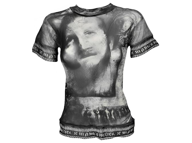 Jean Paul Gaultier Tops Grey Polyamide Joli Closet