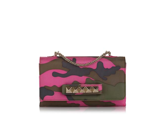 Pink Valentino Vavavoom Camouflage Bag Cloth ref.1213207
