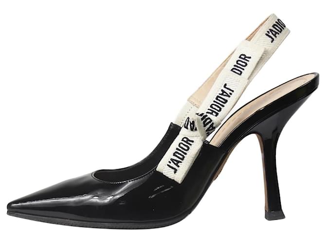 Christian Dior J'ADIOR ハイヒール ブラック　37 1/2 Dior J'Adior Black Logo Pumps - 37 – I MISS YOU VINTAGE