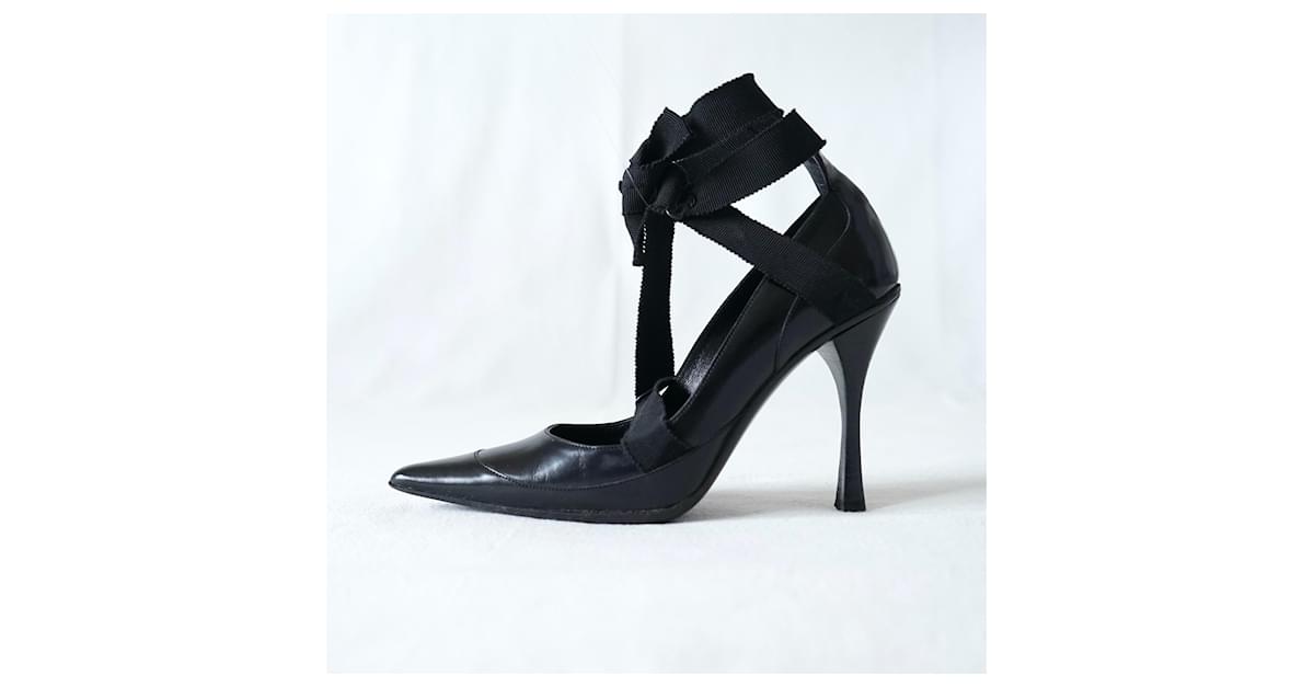 Gucci Tom Ford era Fall 2002 Black Leather ref.1214398