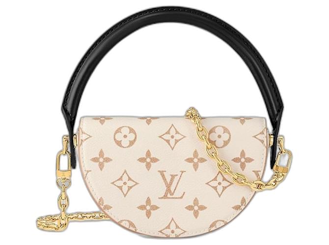 ハンドバッグ LOUIS VUITTON Pico Looping Louis Vuitton LV Pico Looping handbag Beige Cloth ref