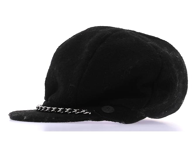CHANEL Hats M Wool Black Joli Closet