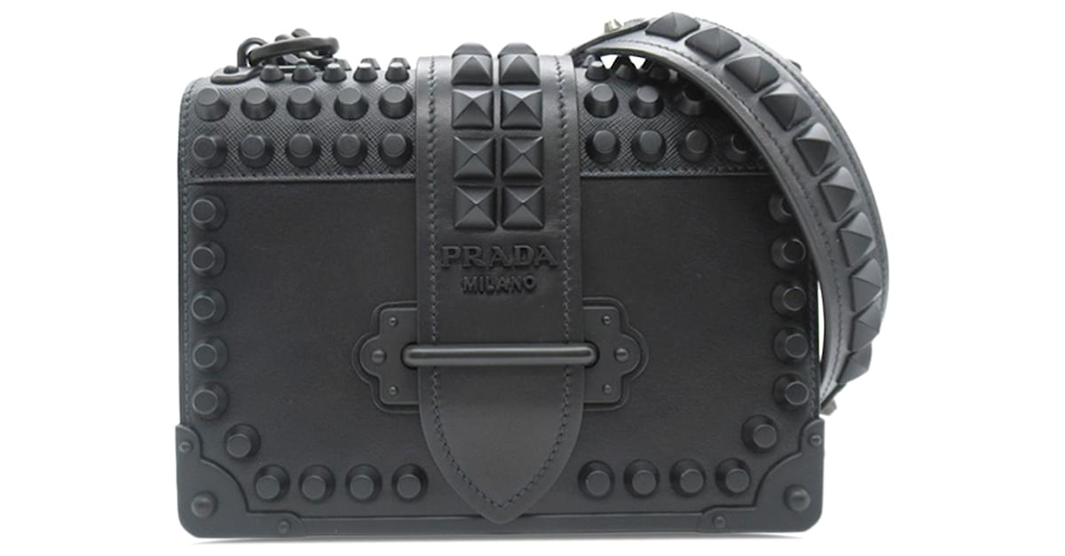 Prada studded cahier best sale